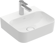 Umywalka VILLEROY&BOCH FINION 43x39cm, bez przelewu, CeramicPlus, biała 436443R1