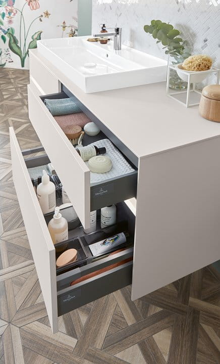 Umywalka meblowa VILLEROY&BOCH COLLARO 100x47cm, szlifowana, biała 4A331G01