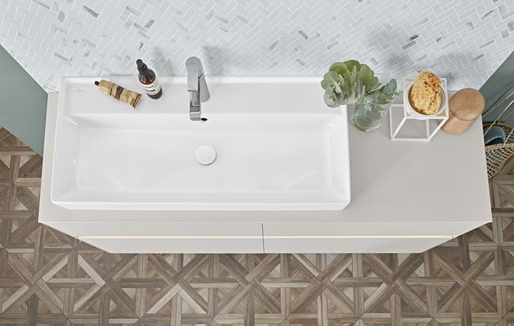 Umywalka meblowa VILLEROY&BOCH COLLARO 100x47cm, szlifowana, biała 4A331G01