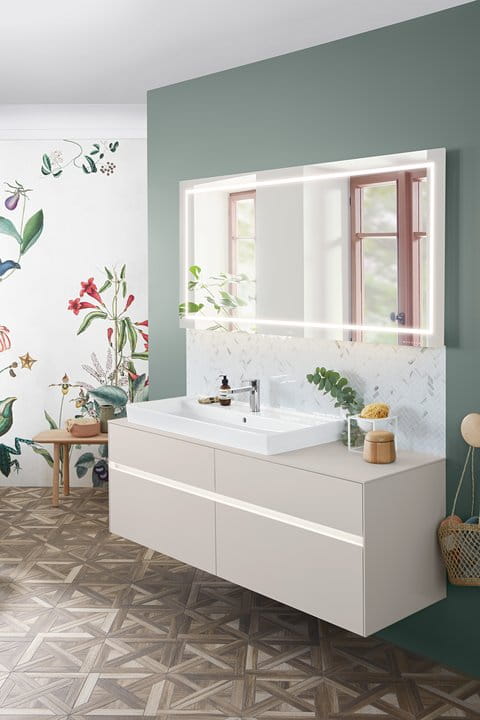 Umywalka meblowa VILLEROY&BOCH COLLARO 100x47cm, szlifowana, biała 4A331G01