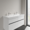 Umywalka meblowa VILLEROY&BOCH COLLARO 120x47cm, 2 otwory, CeramicPlus, biała 4A33C4R1