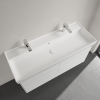 Umywalka meblowa VILLEROY&BOCH COLLARO 120x47cm, 2 otwory, CeramicPlus, biała 4A33C4R1