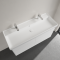 Umywalka meblowa VILLEROY&BOCH COLLARO 120x47cm, 2 otwory, CeramicPlus, biała 4A33C4R1