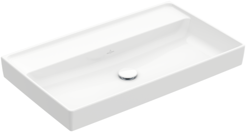 Umywalka meblowa VILLEROY&BOCH COLLARO 80x47cm, bez otworu, bez przelewu, biała 4A338301