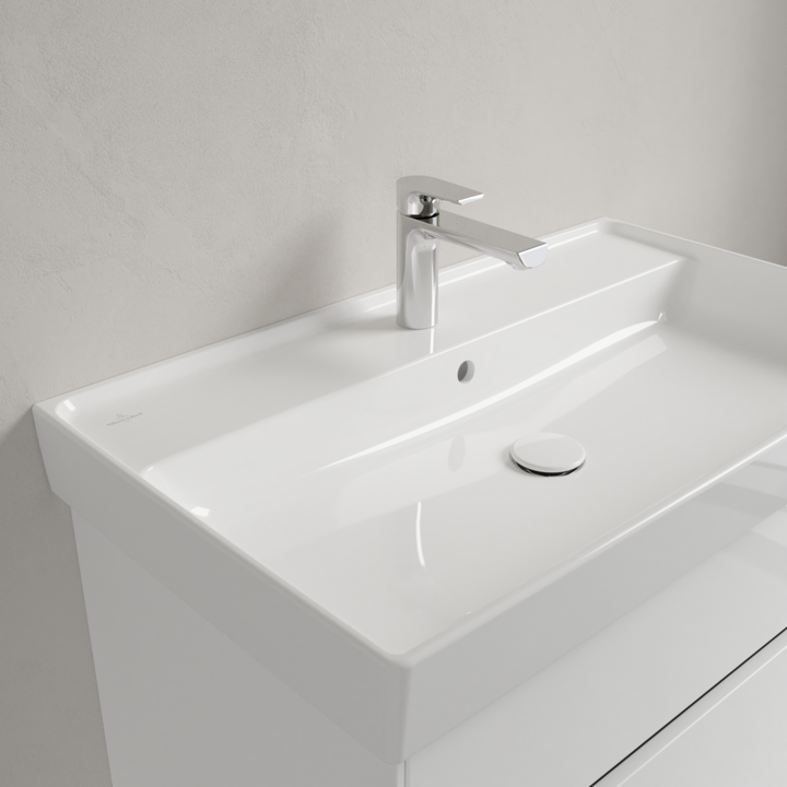 Umywalka meblowa VILLEROY&BOCH COLLARO 80x47cm, biała 4A338001