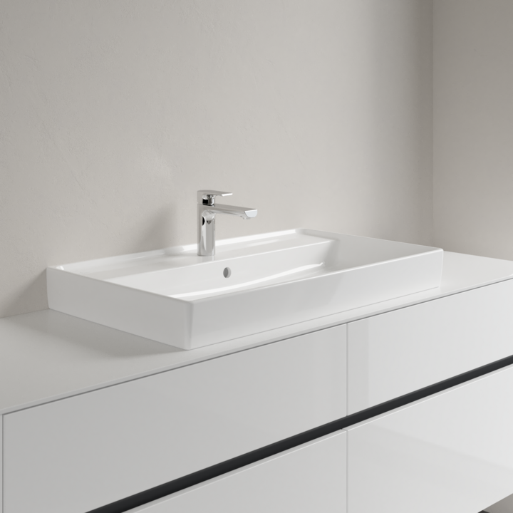 Umywalka meblowa VILLEROY&BOCH COLLARO 80x47cm, CeramicPlus, biała 4A338GR1