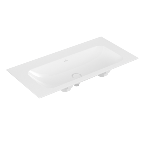 Umywalka meblowa VILLEROY&BOCH FINION 100x50cm, bez otworu, bez przelewu, CeramicPlus, biała 4164A3R1