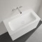 Umywalka meblowa VILLEROY&BOCH FINION 100x50cm, bez otworu, bez przelewu, CeramicPlus, biała 4164A3R1