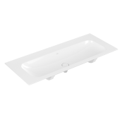 Umywalka meblowa VILLEROY&BOCH FINION 120x50cm, bez otworu, bez przelewu, CeramicPlus, biała 4164C3R1