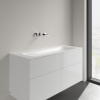 Umywalka meblowa VILLEROY&BOCH FINION 120x50cm, bez otworu, bez przelewu, CeramicPlus, biała 4164C3R1