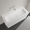 Umywalka meblowa VILLEROY&BOCH FINION 120x50cm, bez otworu, bez przelewu, CeramicPlus, biała 4164C3R1