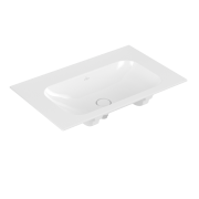 Umywalka meblowa VILLEROY&BOCH FINION 80x50cm, bez otworu, bez przelewu, CeramicPlus, biała 416483R1