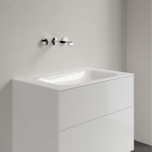 Umywalka meblowa VILLEROY&BOCH FINION 80x50cm, bez otworu, bez przelewu, CeramicPlus, biała 416483R1
