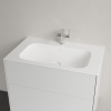 Umywalka meblowa VILLEROY&BOCH FINION 80x50cm, bez przelewu, CeramicPlus, biała 416481R1