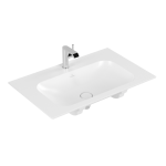 Umywalka meblowa VILLEROY&BOCH FINION 80x50cm, bez przelewu, CeramicPlus, Stone White 416481RW