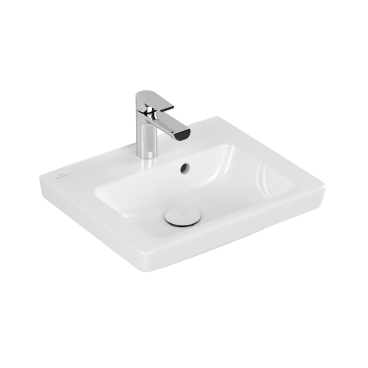 Umywalka meblowa VILLEROY&BOCH SUBWAY 2.0 45x37cm, CeramicPlus, biała 7315F5R1