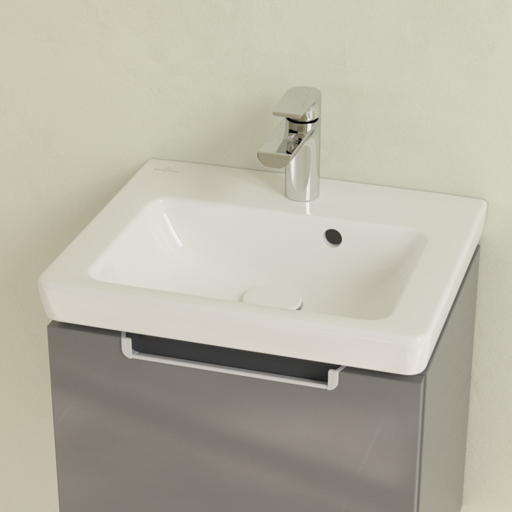 Umywalka meblowa VILLEROY&BOCH SUBWAY 2.0 45x37cm, CeramicPlus, biała 7315F5R1