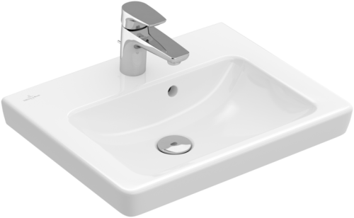 Umywalka meblowa VILLEROY&BOCH SUBWAY 2.0 50x40cm, CeramicPlus, biała 7315F0R1
