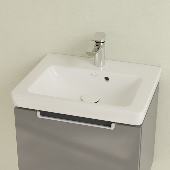 Umywalka meblowa VILLEROY&BOCH SUBWAY 2.0 50x40cm, CeramicPlus, biała 7315F0R1