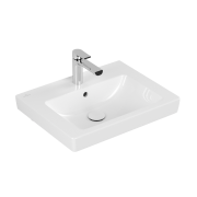 Umywalka meblowa VILLEROY&BOCH SUBWAY 2.0 55x44cm, CeramicPlus, biała 7113F5R1