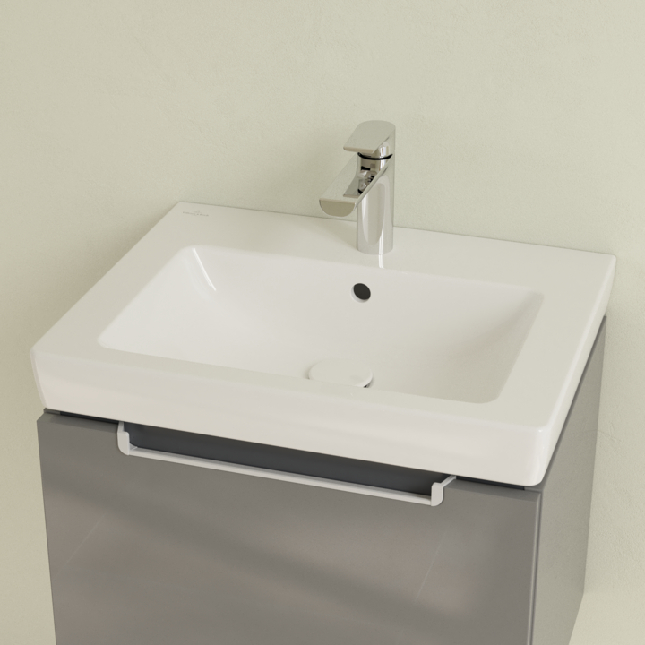 Umywalka meblowa VILLEROY&BOCH SUBWAY 2.0 55x44cm, CeramicPlus, biała 7113F5R1