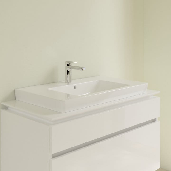 Umywalka meblowa VILLEROY&BOCH SUBWAY 2.0 80x47cm, biała 71758G01