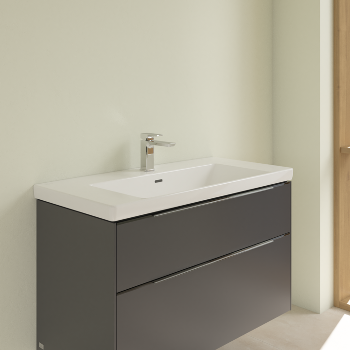 Umywalka meblowa VILLEROY&BOCH SUBWAY 3.0 100x47cm, biała 4A70A501