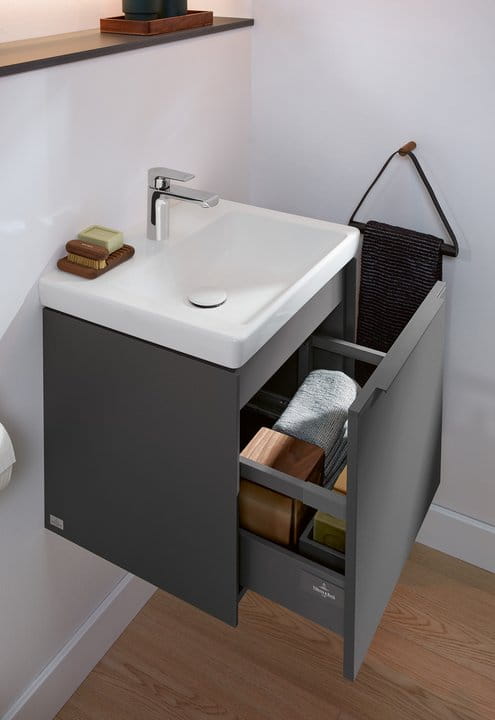 Umywalka meblowa VILLEROY&BOCH SUBWAY 3.0 50x40cm, bez przelewu, biała 4370FG01