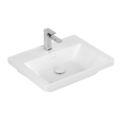 Umywalka meblowa VILLEROY&BOCH SUBWAY 3.0 60x47cm, bez przelewu, biała 4A706101