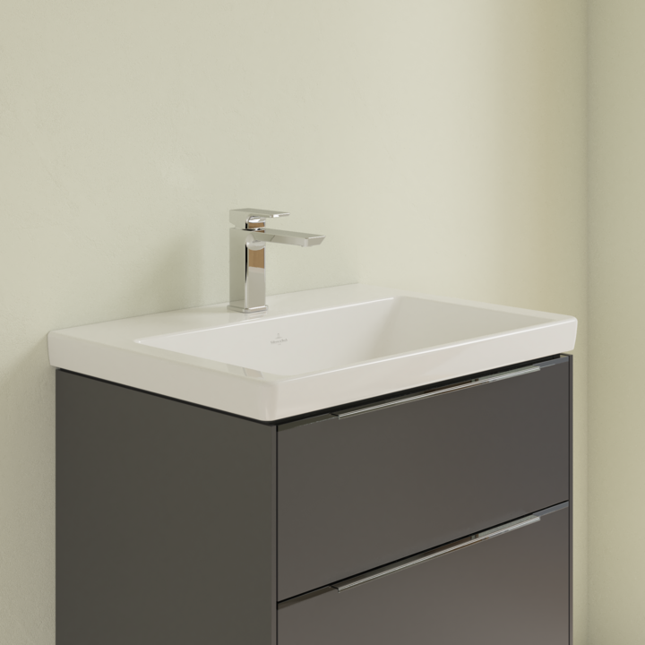 Umywalka meblowa VILLEROY&BOCH SUBWAY 3.0 65x47cm, bez przelewu, biała 4A706601