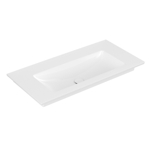 Umywalka meblowa VILLEROY&BOCH VENTICELLO 100x50cm, bez otworu, CeramicPlus, biała 4104AJR1