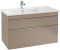 Umywalka meblowa VILLEROY&BOCH VENTICELLO 100x50cm, lewa, CeramicPlus, biała 4134L1R1