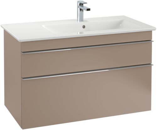Umywalka meblowa VILLEROY&BOCH VENTICELLO 100x50cm, prawa, biała 4134R101