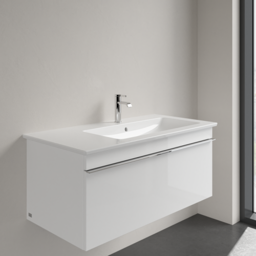 Umywalka meblowa VILLEROY&BOCH VENTICELLO 100x50cm, prawa, biała 4134R101