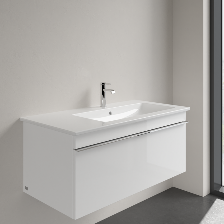Umywalka meblowa VILLEROY&BOCH VENTICELLO 100x50cm, prawa, biała 4134R101