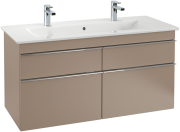 Umywalka meblowa VILLEROY&BOCH VENTICELLO 120x50cm, 2 otwory, biała 4104CK01