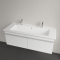 Umywalka meblowa VILLEROY&BOCH VENTICELLO 120x50cm, 2 otwory, CeramicPlus, biała 4104CKR1