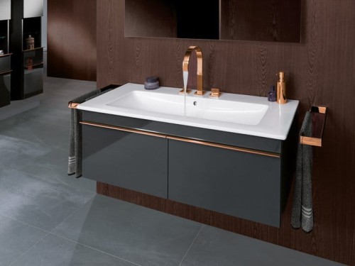 Umywalka meblowa VILLEROY&BOCH VENTICELLO 120x50cm, CeramicPlus, biała 4104CLR1