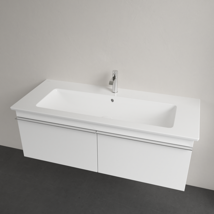 Umywalka meblowa VILLEROY&BOCH VENTICELLO 120x50cm, CeramicPlus, biała 4104CLR1