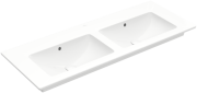 Umywalka meblowa VILLEROY&BOCH VENTICELLO 130x50cm, bez otworu, podwójna, biała 4111DJ01