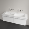 Umywalka meblowa VILLEROY&BOCH VENTICELLO 130x5cm, bez otworu, podwójna, CeramicPlus, biała 4111DJR1