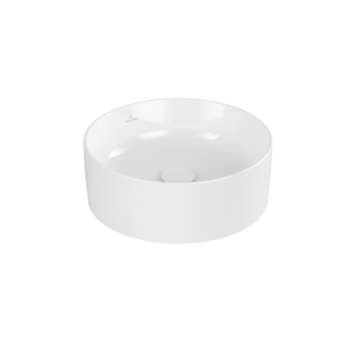 Umywalka nablatowa VILLEROY&BOCH COLLARO 40cm, bez przelewu, CeramicPlus, biała 4A1840R1