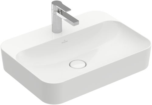 Umywalka nablatowa VILLEROY&BOCH FINION 60x45cm, bez przelewu, CeramicPlus, biała 414261R1