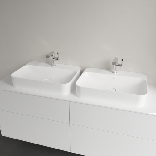 Umywalka nablatowa VILLEROY&BOCH FINION 60x45cm, CeramicPlus, biała 414264R1