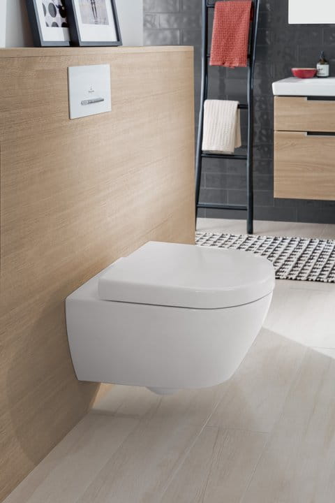 Miska wisząca VILLEROY&BOCH SUBWAY 2.0 56x37cm, CeramicPlus, biała 5614R0T2