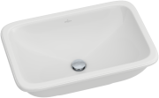 Umywalka wpuszczana VILLEROY&BOCH LOOP&FRIENDS 67,5x45cm,CeramicPlus, biała 614520R1