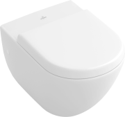 Miska wisząca VILLEROY&BOCH SUBWAY 56cm, z półką, CeramicPlus, biała 660310R1