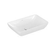 Umywalka półblatowa VILLEROY&BOCH VENTICELLO 55x36cm, CeramicPlus, biała 411355R1