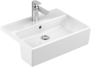Umywalka półblatowa VILLEROY&BOCH MEMENTO 55x42cm, biała 41335501