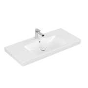 Umywalka VILLEROY&BOCH SUBWAY 2.0 100x47cm, CeramicPlus, biała 7175A0R1